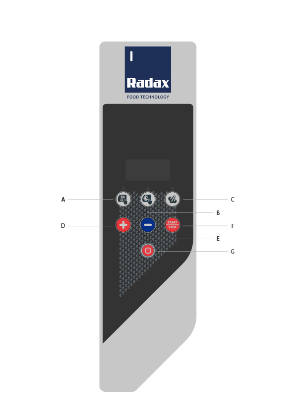 Расстоечный шкаф Radax Pushkin PS68D с цифровой панелью