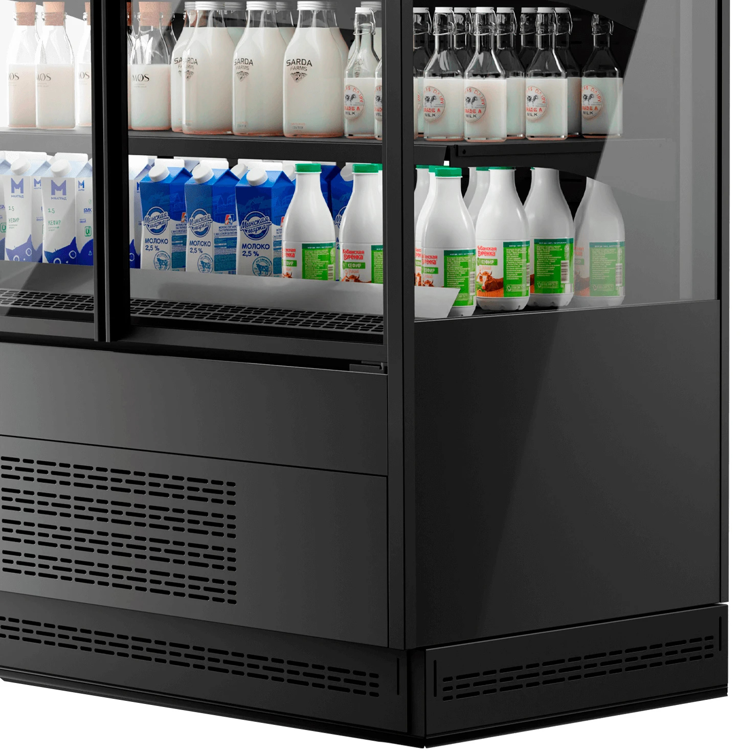 Холодильная горка Dazzl Vega DG 070 H195 Plug-in 125 (цвет по схеме стандарт)