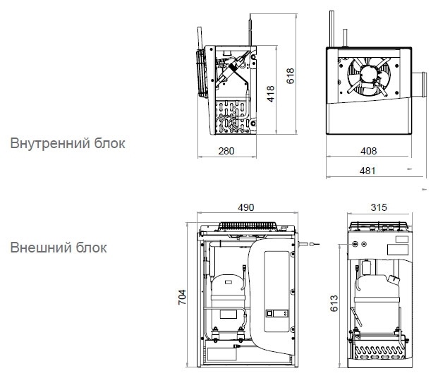 Низкотемпературная сплит-система Polair SB109S
