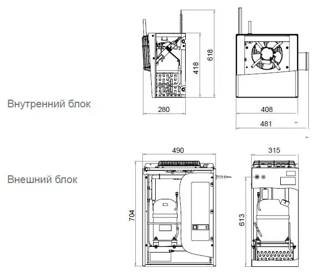 Низкотемпературная сплит-система Polair SB108S