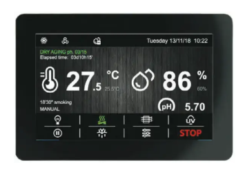 Шкаф для вызревания Polair CS107 Meat Black Тип 2 со стеклом