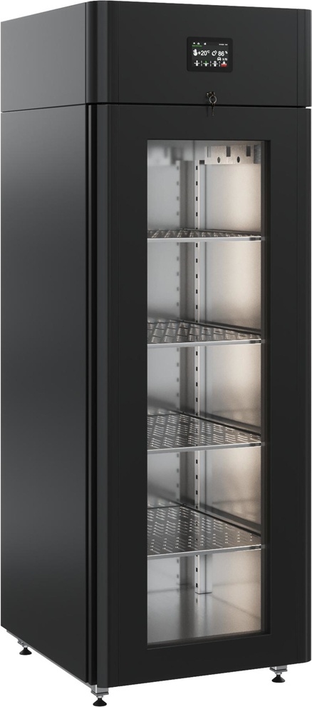 Шкаф для вызревания Polair CS107 Meat Black Тип 2 со стеклом
